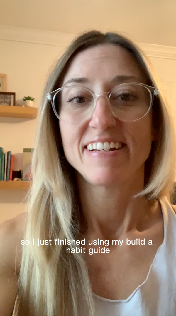 Build a habit guide customer review